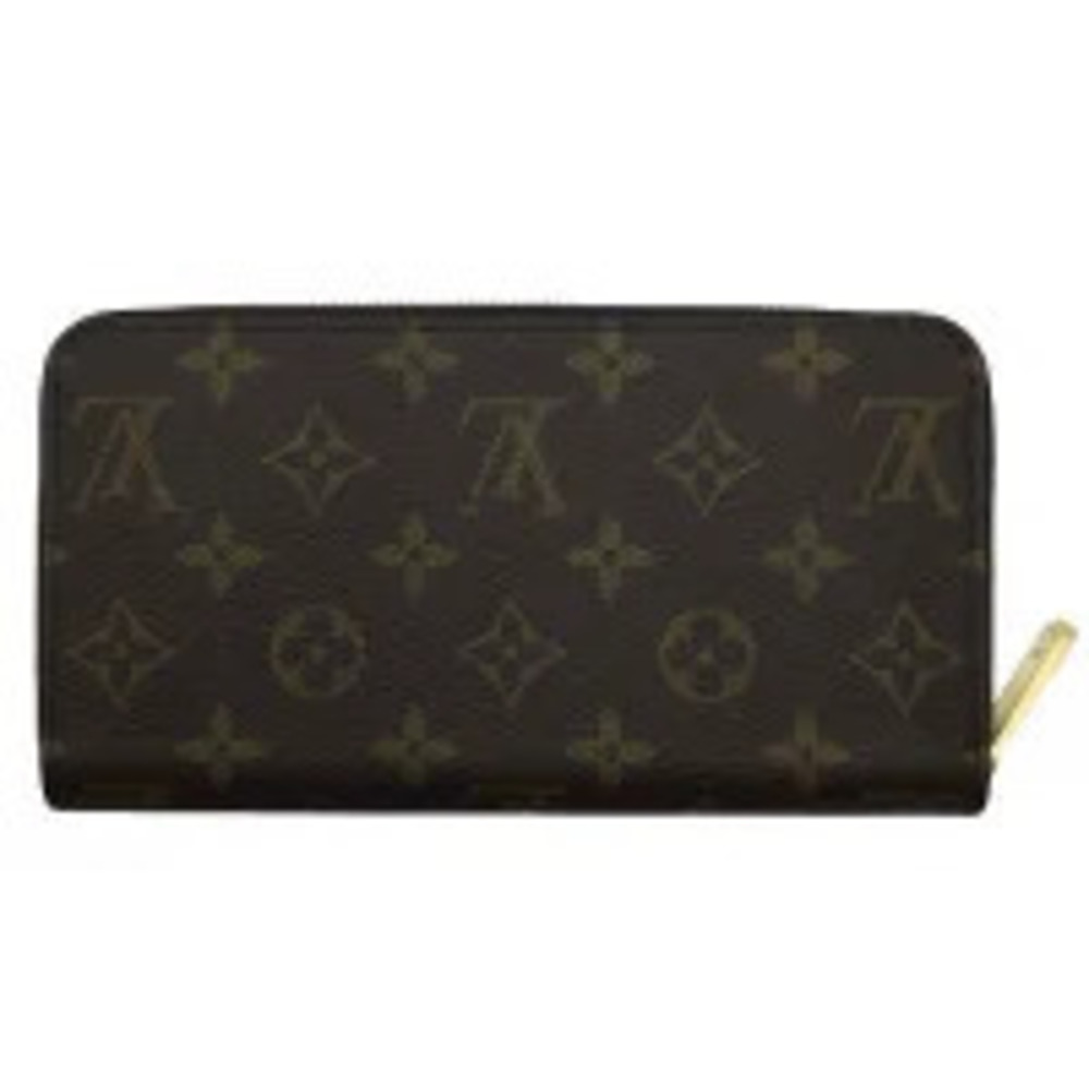 Louis Vuitton Monogram Zippy brown Wallet long LV